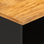 Meuble TV en Bois Massif et Métal - 80 cm-Mon Meuble TV-8