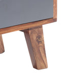 Meuble TV en Bois Massif Gris - 140 cm-Mon Meuble TV-6