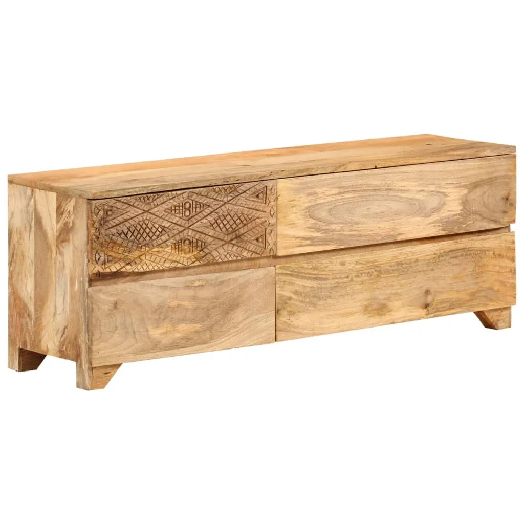 Meuble TV en Bois Original de Manguier - 110 cm-Mon Meuble TV-1