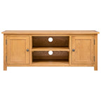 Meuble TV en Chêne Massif Ancien - 110 cm-Mon Meuble TV-3