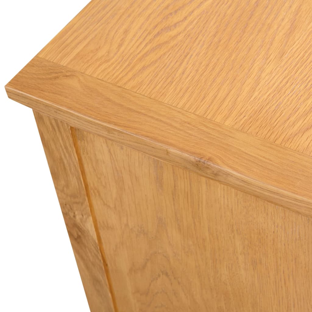 Meuble TV en Chêne Massif Ancien - 110 cm-Mon Meuble TV-5