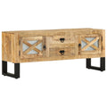Meuble TV en Fer et Bois de Manguier - 110 cm-Mon Meuble TV-1