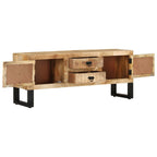 Meuble TV en Fer et Bois de Manguier - 110 cm-Mon Meuble TV-4
