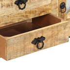 Meuble TV en Fer et Bois de Manguier - 110 cm-Mon Meuble TV-6