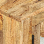 Meuble TV en Fer et Bois de Manguier - 110 cm-Mon Meuble TV-7
