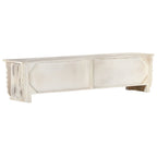 Meuble TV en Manguier Blanchi - 140 cm-Mon Meuble TV-4