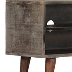 Meuble TV en Manguier Brut Gris - 130 cm-Mon Meuble TV-7