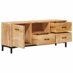 Meuble TV en Manguier et Métal - 110 cm-Mon Meuble TV-2