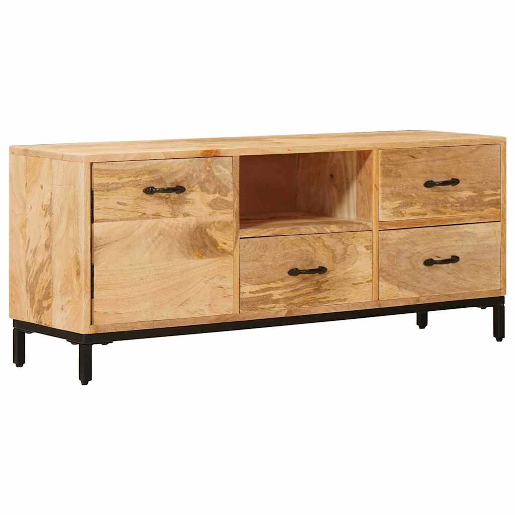 Meuble TV en Manguier et Métal - 110 cm-Mon Meuble TV-3