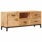 Meuble TV en Manguier et Métal - 110 cm-Mon Meuble TV-3