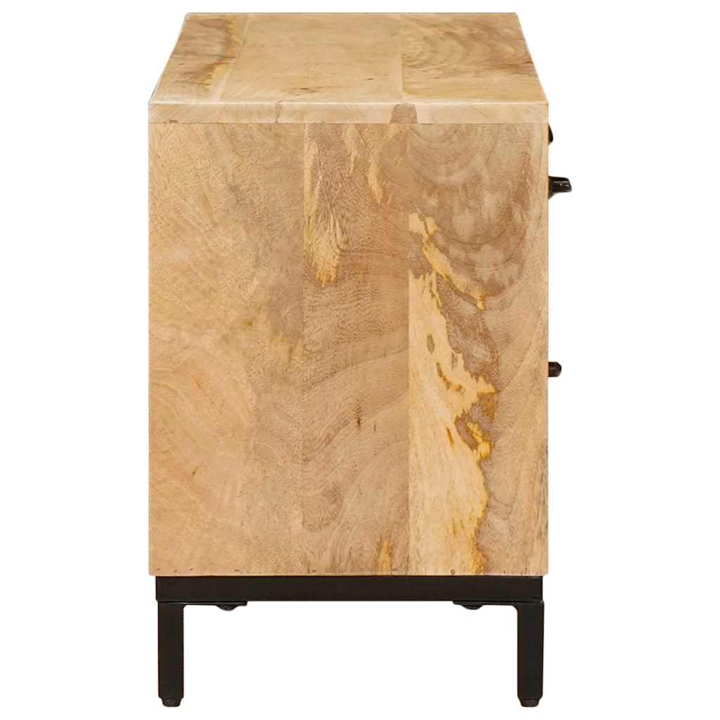 Meuble TV en Manguier et Métal - 110 cm-Mon Meuble TV-6