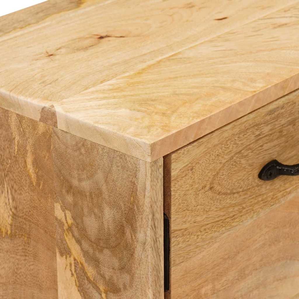 Meuble TV en Manguier et Métal - 110 cm-Mon Meuble TV-8