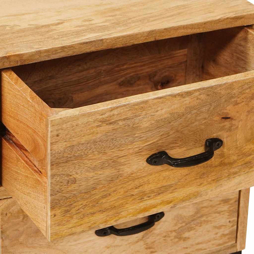 Meuble TV en Manguier et Métal - 110 cm-Mon Meuble TV-9