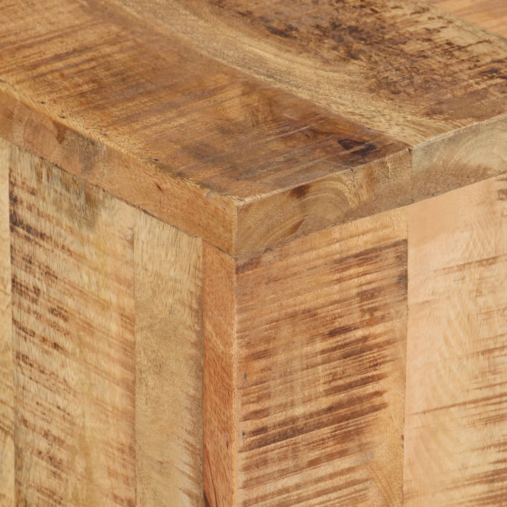 Meuble TV en Manguier et Métal Noir - 110 cm-Mon Meuble TV-4