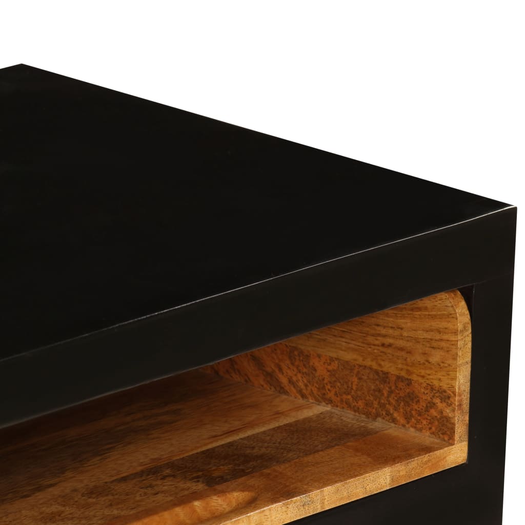 Meuble TV en Manguier Massif Industriel - 120 cm-Mon Meuble TV-11