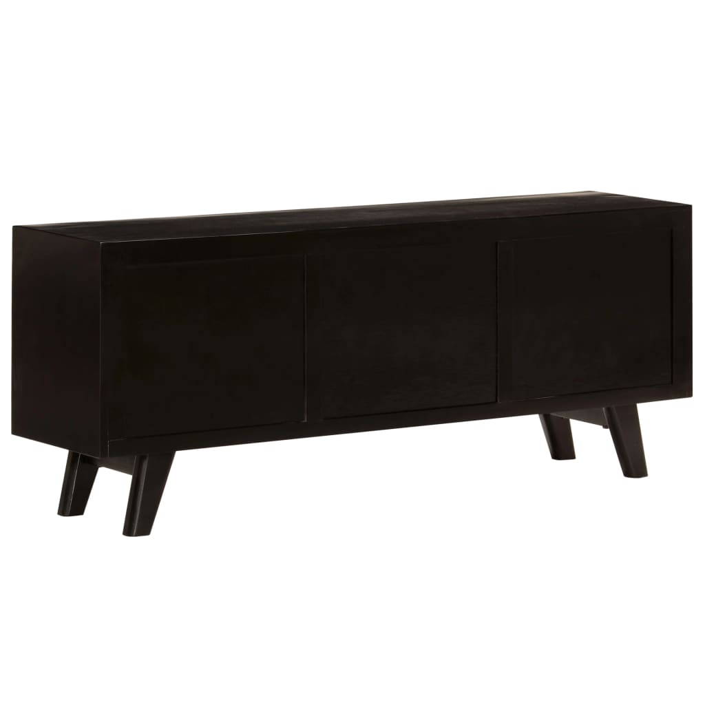 Meuble TV en Manguier Massif Industriel - 120 cm-Mon Meuble TV-6