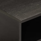 Meuble TV en Manguier Noir - 80 cm-Mon Meuble TV-Naturel-Bois d'acacia massif-1-7