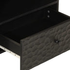 Meuble TV en Manguier Noir - 80 cm-Mon Meuble TV-Naturel-Bois d'acacia massif-1-8