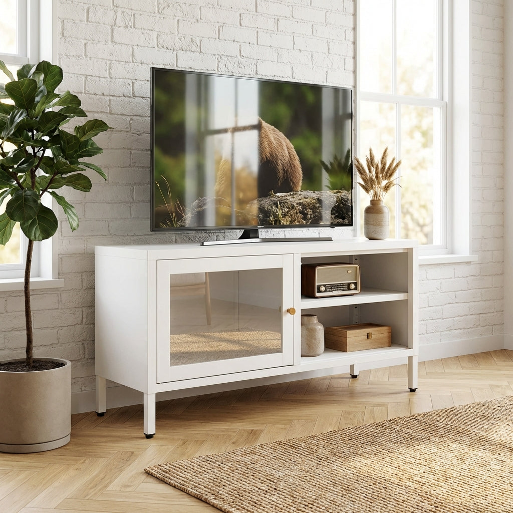 meuble-tv-en-metal-et-verre-blanc-90-cm-decor