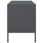 Meuble TV en Métal Gris Acier - 68 cm-Mon Meuble TV-Blanc-1-7