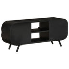 Meuble TV en Métal Noir et Bois de Récupération - 110 cm-Mon Meuble TV-Marron-110 cm-1-3