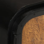 Meuble TV en Métal Noir et Bois de Récupération - 110 cm-Mon Meuble TV-Marron-110 cm-1-6