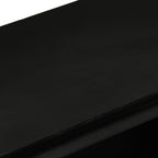 Meuble TV en Métal Noir et Bois de Récupération - 110 cm-Mon Meuble TV-Marron-110 cm-1-8