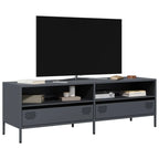 Meuble TV en Métal Rose - 135 cm-Mon Meuble TV-Anthracite-135 cm-15
