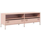 Meuble TV en Métal Rose - 135 cm-Mon Meuble TV-Rose-135 cm-1