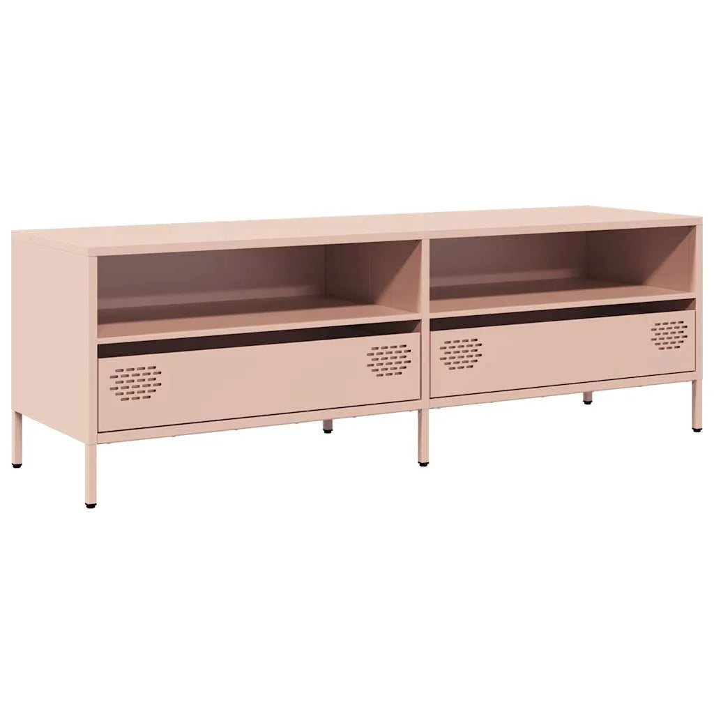 Meuble TV en Métal Rose - 135 cm-Mon Meuble TV-Rose-135 cm-1