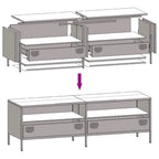 Meuble TV en Métal Rose - 135 cm-Mon Meuble TV-Rose-135 cm-10