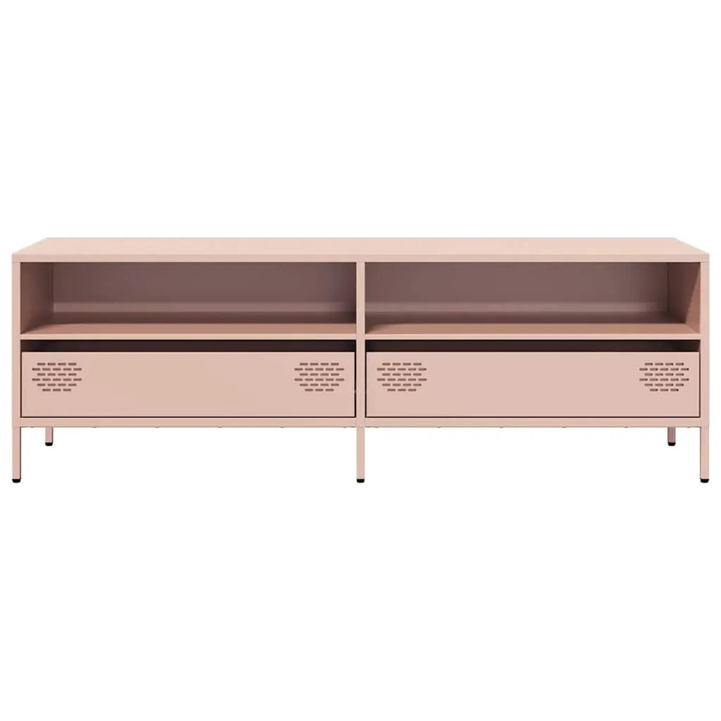 Meuble TV en Métal Rose - 135 cm-Mon Meuble TV-Rose-135 cm-4