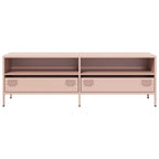 Meuble TV en Métal Rose - 135 cm-Mon Meuble TV-Rose-135 cm-4
