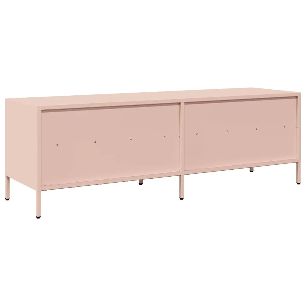 Meuble TV en Métal Rose - 135 cm-Mon Meuble TV-Rose-135 cm-7