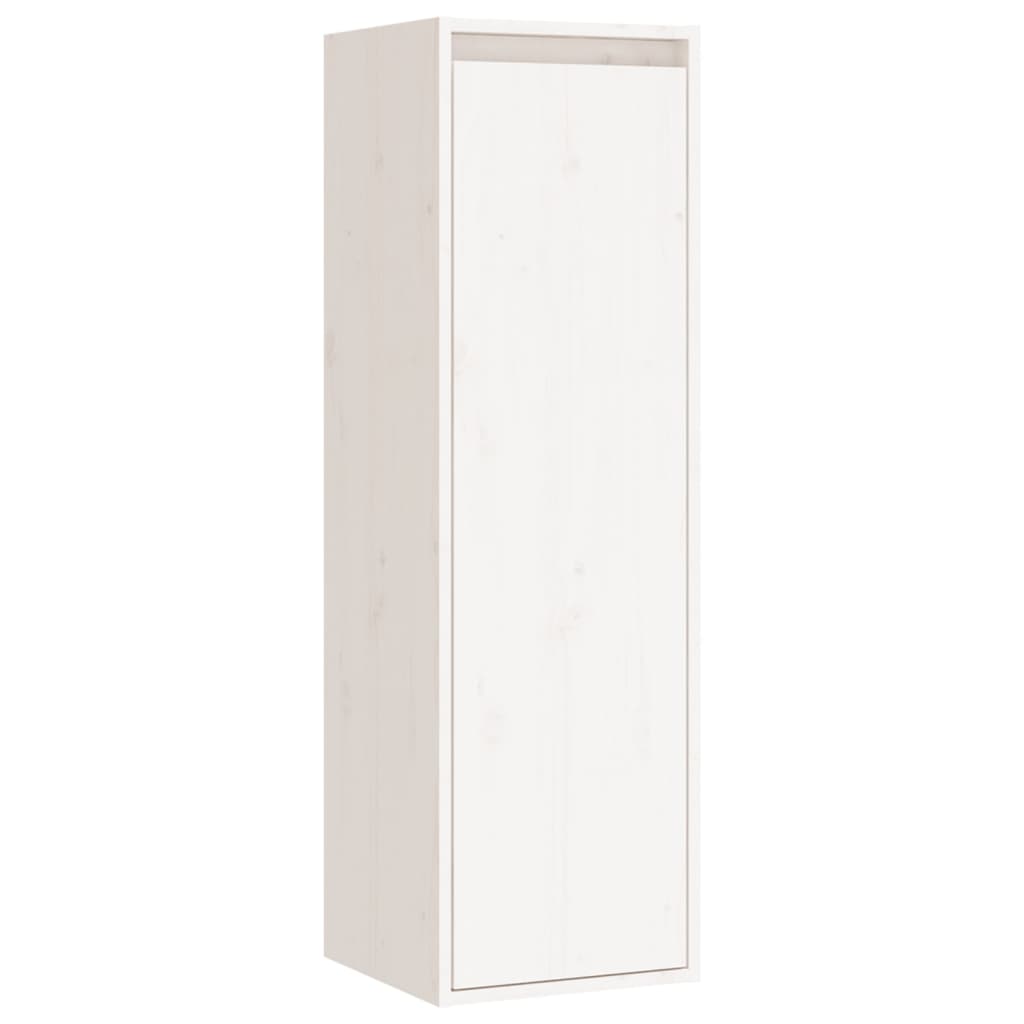 Meuble TV en Pin Massif Blanc - 3 Pièces-Mon Meuble TV-7
