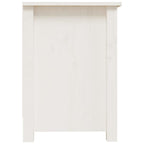 Meuble TV en Pin Massif Blanc - Largeur 70 cm-Mon Meuble TV-Naturel-1-8