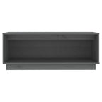 Meuble TV en Pin Massif Gris - 90 cm-Mon Meuble TV-Gris-3