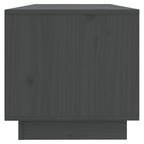 Meuble TV en Pin Massif Gris - 90 cm-Mon Meuble TV-Gris-4