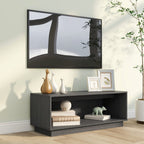 Meuble TV en Pin Massif Gris - 90 cm-Mon Meuble TV-Gris-7