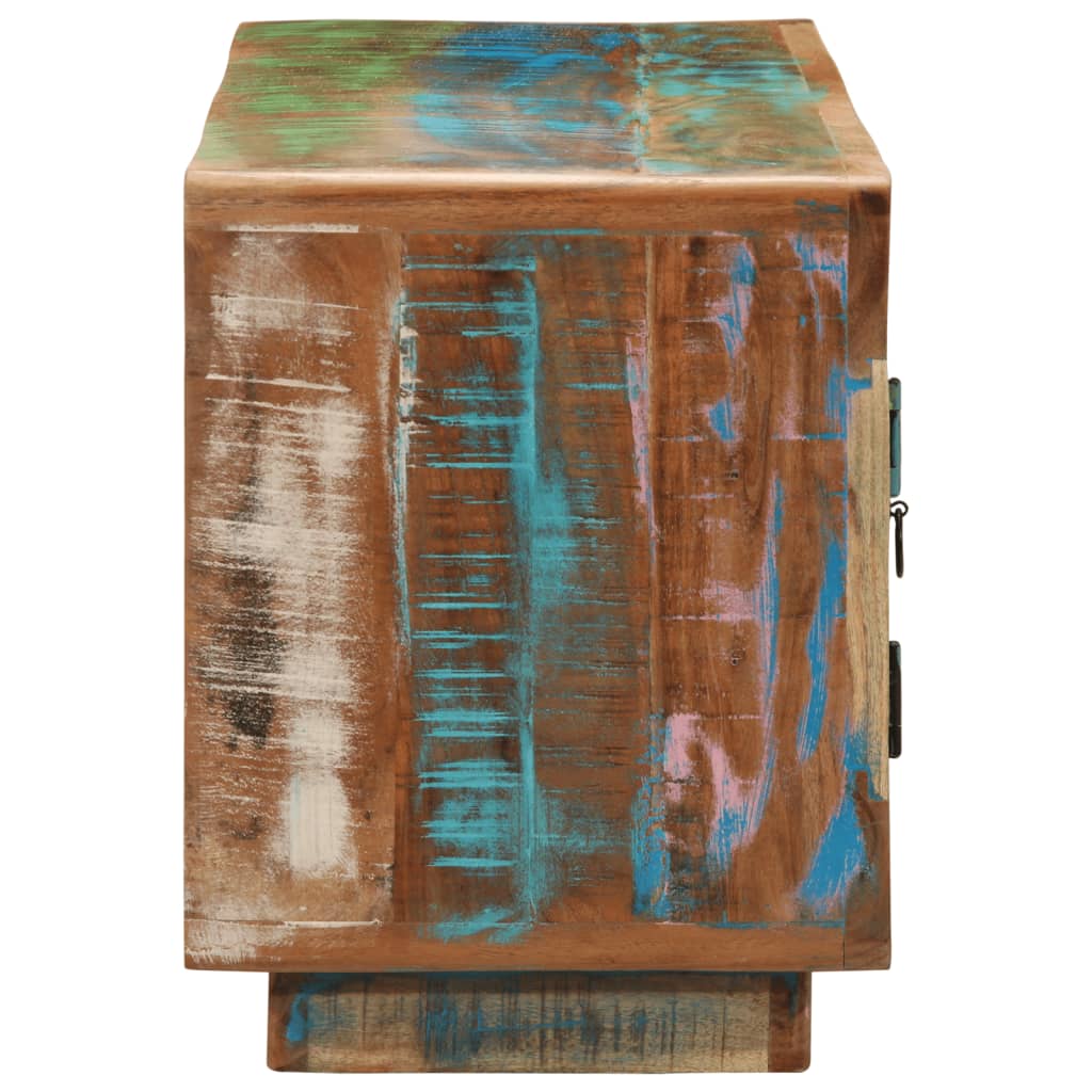 Meuble TV en Pin Recyclé - 110 cm-Mon Meuble TV-3