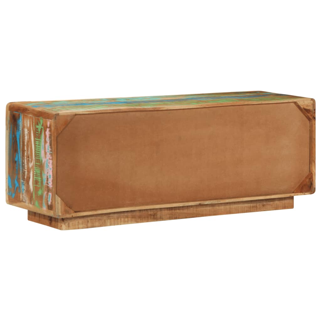 Meuble TV en Pin Recyclé - 110 cm-Mon Meuble TV-4