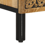 Meuble TV Fer Forgé et Bois de Manguier - 100 cm-Mon Meuble TV-10