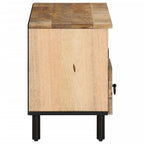 Meuble TV Fer Forgé et Bois de Manguier - 100 cm-Mon Meuble TV-6