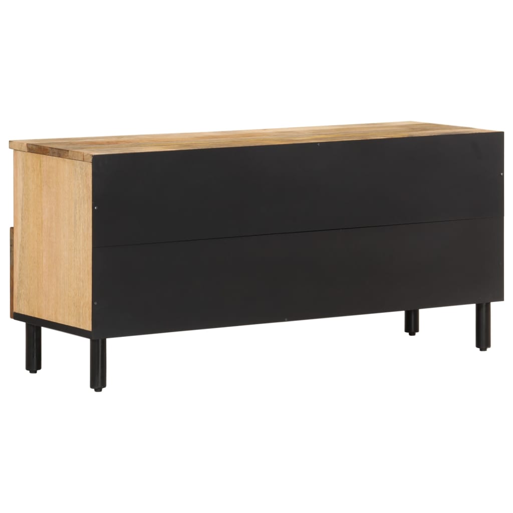 Meuble TV Fer Forgé et Bois de Manguier - 100 cm-Mon Meuble TV-7