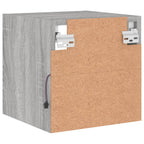Meuble TV Flottant Gris Effet Sonoma - 2 Pièces-Mon Meuble TV-30 cm-30 cm-1-10