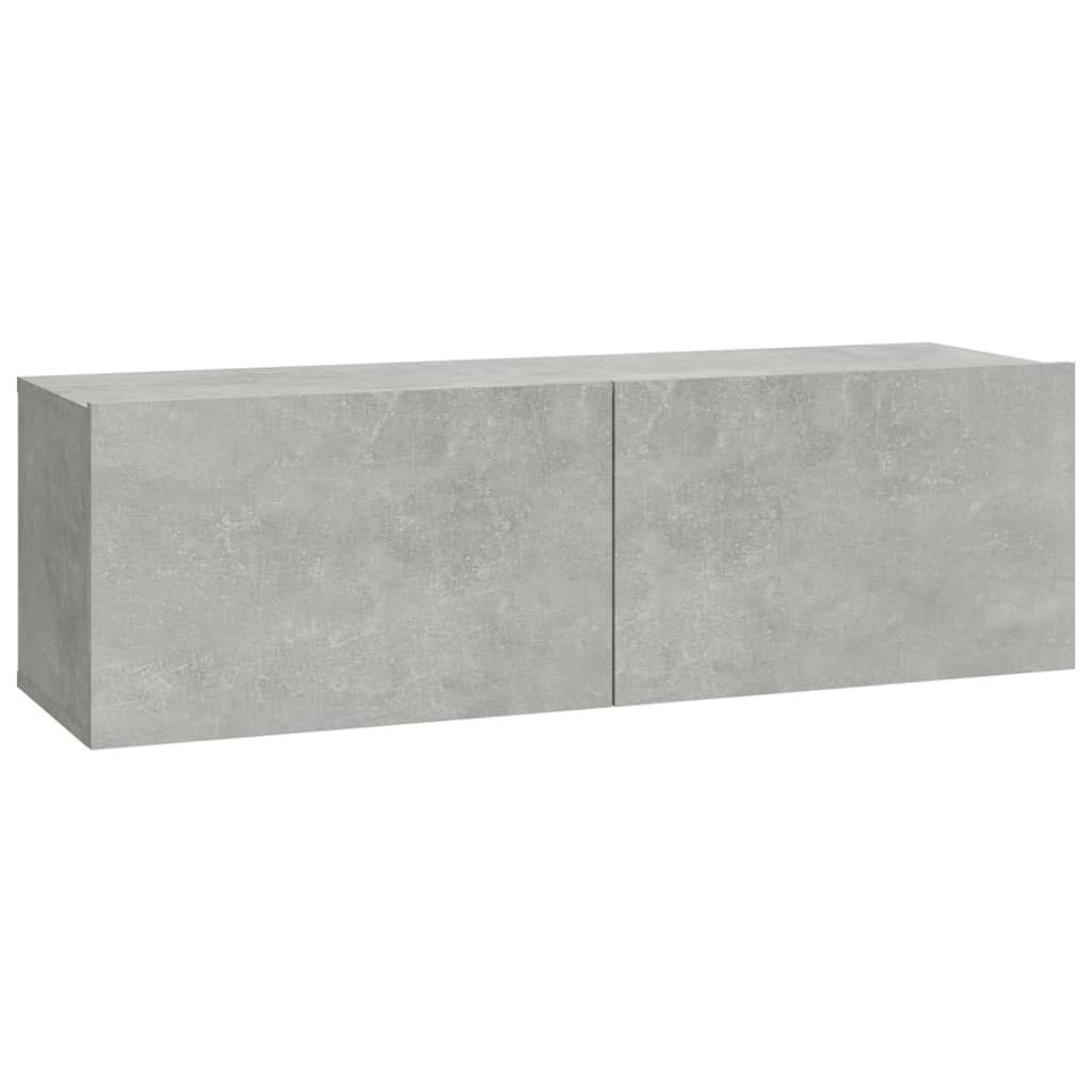Meuble TV Gris Anthracite Effet Béton - 5 Pièces-Mon Meuble TV-7