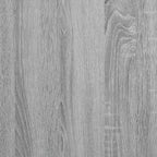 Meuble TV Gris avec Rangement Effet Bois - 180 cm-Mon Meuble TV-Chêne sonoma-122 cm-1-8