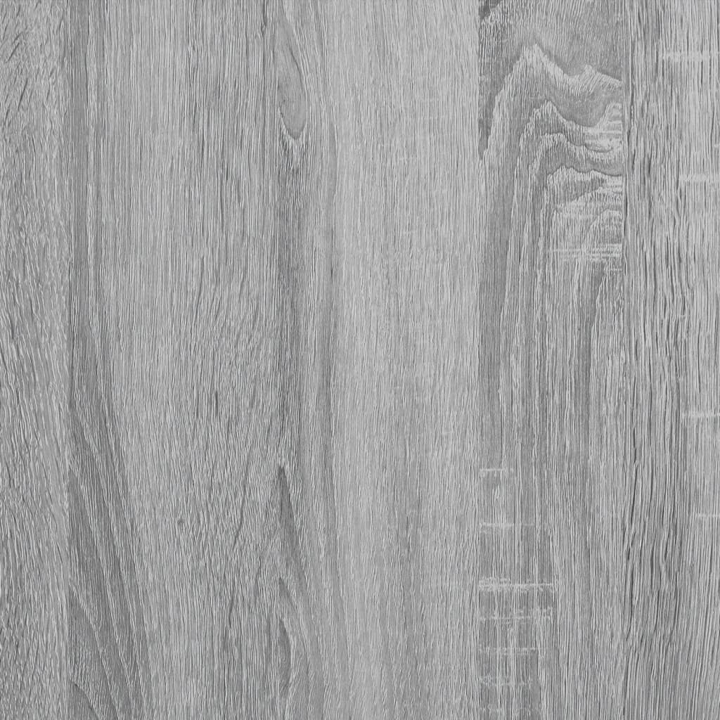 Meuble TV Gris avec Rangement Effet Bois - 180 cm-Mon Meuble TV-Chêne sonoma-122 cm-1-8