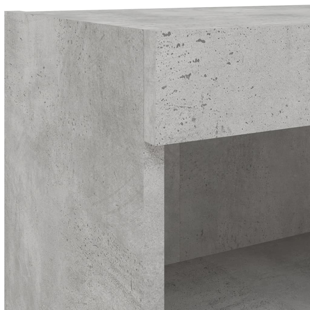 Meuble TV Gris Béton avec LED - 60 cm-Mon Meuble TV-Gris béton-40 cm-1-12