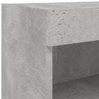 Meuble TV Gris Béton avec LED - 60 cm-Mon Meuble TV-Gris béton-40 cm-1-12